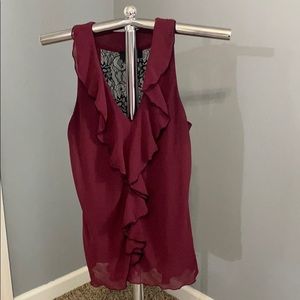 Maroon Dress Tank